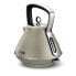 Фото #4 товара Электрический чайник Morphy Richards Evoke Special Edition Retro - 1.5 л - 2200 Вт - Платина - Металл - Индикатор уровня воды - Беспроводной