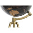 Globe DKD Home Decor Black Golden Metal 20 x 20 x 47 cm