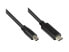 Фото #1 товара Good Connections 3310-CM010 - 1 m - USB C - Mini-USB B - USB 2.0 - Male/Male - Black