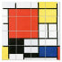 Фото #3 товара Wandbild Komposition mit Rot, Gelb Blau