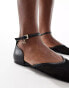 Фото #3 товара 4th & Reckless Chessie Mesh Ankle strap Ballet Flat in Black