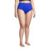 Фото #11 товара Women's Plus Size Tummy Control High Waisted Bikini Swim Bottoms
