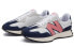 New Balance NB 327 复古 低帮 跑步鞋 男女同款 白蓝粉 / Кроссовки New Balance NB 327 MS327PW 42.5 - фото #2