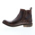 Фото #10 товара Roan by Bed Stu Bail F850098 Mens Brown Leather Zipper Casual Dress Boots