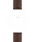 Фото #3 товара Ремешок Tissot Interchangeable Brown Leather
