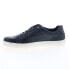 Фото #9 товара English Laundry Harley ELL2199 Mens Blue Leather Lifestyle Sneakers Shoes 12