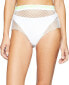 PUMA x Fenty by Rihanna 181774 Womens Mesh Bikini Bottom Swimwear White Size M