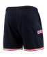 ფოტო #4 პროდუქტის Men's Navy Cleveland Guardians Logo Mesh Shorts