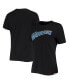 ფოტო #1 პროდუქტის Women's Black Golden State Warriors Arcadia T-shirt