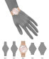 ფოტო #4 პროდუქტის Women's Three Hand Quartz Rose Gold-Tone Alloy Watch, 36mm