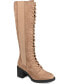 ფოტო #1 პროდუქტის Women's Jenicca Extra Wide Calf Lace Up Boots