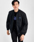ფოტო #1 პროდუქტის Men's Slim-Fit Full-Zip Bomber Jacket