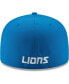 Фото #5 товара Men's Blue Detroit Lions Team Basic 59FIFTY Fitted Hat