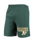 ფოტო #5 პროდუქტის Men's Green Oakland Athletics Billboard T-shirt and Shorts Sleep Set
