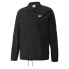 Фото #3 товара Puma Downtown Coach Button Down Jacket Mens Black Casual Athletic Outerwear 5339
