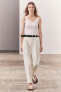 Zw collection high-waist darted trousers