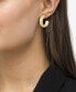 Фото #2 товара Stylish gold-plated hoop earrings 1580566