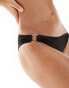 & Other Stories bikini brief with gold ring detail in black