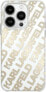 Фото #1 товара Karl Lagerfeld Etui Karl Lagerfeld KLHCP15SHKFOEMD Apple iPhone 15 / 14 / 13 hardcase IML Fullover Logo złoty/gold