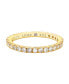 ფოტო #4 პროდუქტის Suzy Levian Sterling Silver Thin Cubic Zirconia Eternity Band Ring