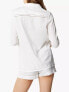 Maison Lejaby 268917 Women's White Cotton Pyjama Shirt White Size S