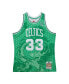 Фото #2 товара Men's Larry Bird Kelly Green Boston Celtics 1985/86 Hardwood Classics Asian Heritage 6.0 Swingman Throwback Player Jersey