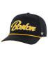 Фото #2 товара 47 Men's Black Boston Bruins Overhand Logo Side Patch Hitch Adjustable Hat