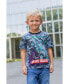 Toddler Boys 3 Pack T-Shirts to Grave Digger El Toro Loco Megalodon