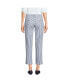 Women's Mid Rise Classic Straight Leg Chino Ankle Pants