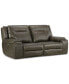 Фото #1 товара Hansley 2-Pc. Zero Gravity Power Recliner Leather Sofa, Created for Macy's