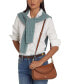 ფოტო #9 პროდუქტის Women's Crosshatch Leather Medium Danni Shoulder Bag
