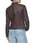 Marc New York Glenbrook Feather Leather Coat Women's Xs