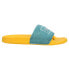 Фото #1 товара Prince Palms Slide Mens Blue, Yellow Casual Sandals PDPSL00001-601