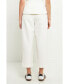 Women's Pleated Cropped Pants