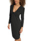 Фото #3 товара Women's Pleated V-Neck Sheath Dress