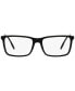 BE2339F Men's Rectangle Low Bridge Fit Eyeglasses