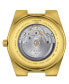 ფოტო #3 პროდუქტის Men's Swiss Automatic PRX Powermatic 80 Gold PVD Stainless Steel Bracelet Watch 40mm