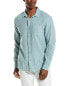Фото #1 товара Vintage Summer Linen-Blend Shirt Men's