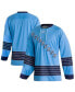 ფოტო #2 პროდუქტის Men's Light Blue Pittsburgh Penguins Team Classics Authentic Blank Jersey