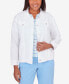 Фото #1 товара Women's Hyannisport Long Sleeve Fringe Detail Jacket