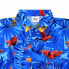 HAPPY BAY Birdie in blue hawaiian shirt