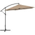 Фото #5 товара Пляжный зонт с поворотным открытием 300 см серо-коричневый Uniprodo Parasol ogrodowy