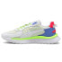 Фото #3 товара Puma Wild Rider Spectra Lace Up Mens White Sneakers Casual Shoes 382874-01