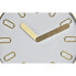 Фото #4 товара Настенное часы DKD Home Decor 35,5 x 4,2 x 35,5 cm Стеклянный Серый Позолоченный Алюминий Белый современный (2 штук)