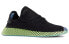 adidas originals Deerupt 减震防滑耐磨 低帮 跑步鞋 男女同款 黑绿色 / Кроссовки Adidas originals Deerupt B41755