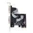 Gembird SPC-22 - PCIe - Serial - Low-profile - PCIe 1.1 - RS-232 - Black