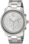 Фото #1 товара Movado Men's Bold Silver Dial Stainless Steel Watch - 3600276 NEW