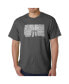 ფოტო #1 პროდუქტის Mens Word Art T-Shirt - Brooklyn Bridge