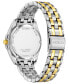 Eco-Drive Women's Corso Two-Tone Stainless Steel Bracelet Watch 33mm