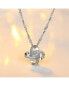 Фото #2 товара Hollywood Sensation knot Necklace With Cubic Zirconia Stones
